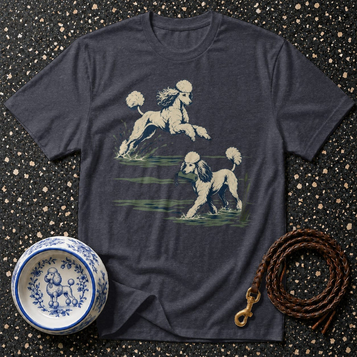 T-shirt Vintage Hunting Poodle T-Shirt Poodle T-Shirt | Dog Lover Gift