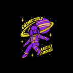 T-shirt Cosmic Poodle Astronaut T-Shirt Cosmic Curls T-Shirt | Earthly Standards