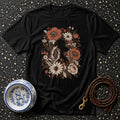 T-shirt Floral Poodle Silhouette T-Shirt Poodle Floral Silhouette T-Shirt | Premium Apparel