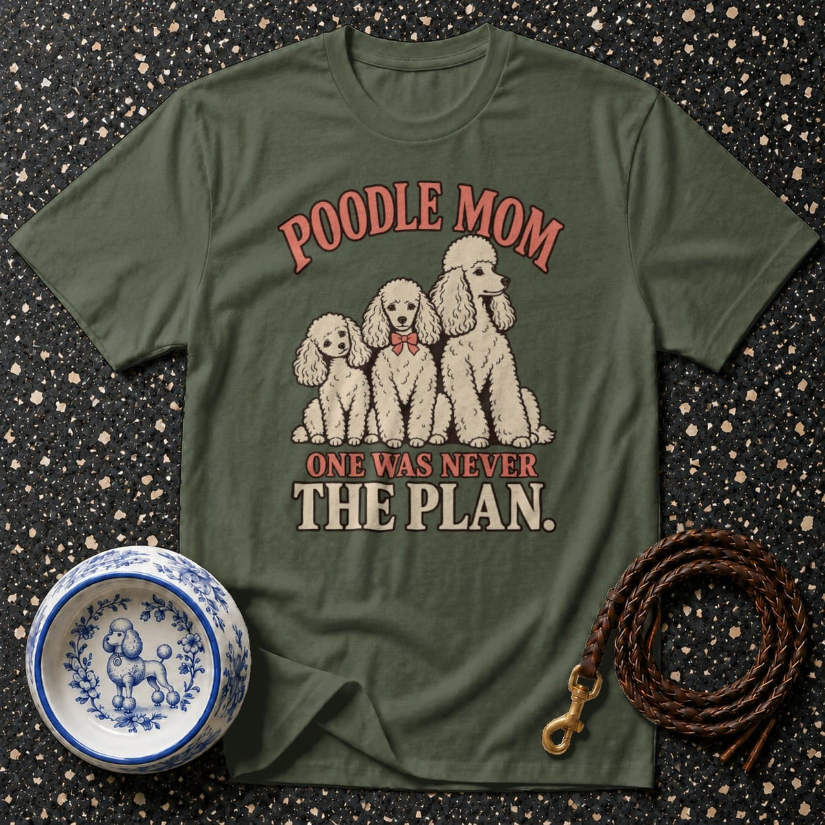 T-shirt Poodle Mom Retro T-Shirt Poodle Mom T-Shirt | Cute Dog Lover Gift