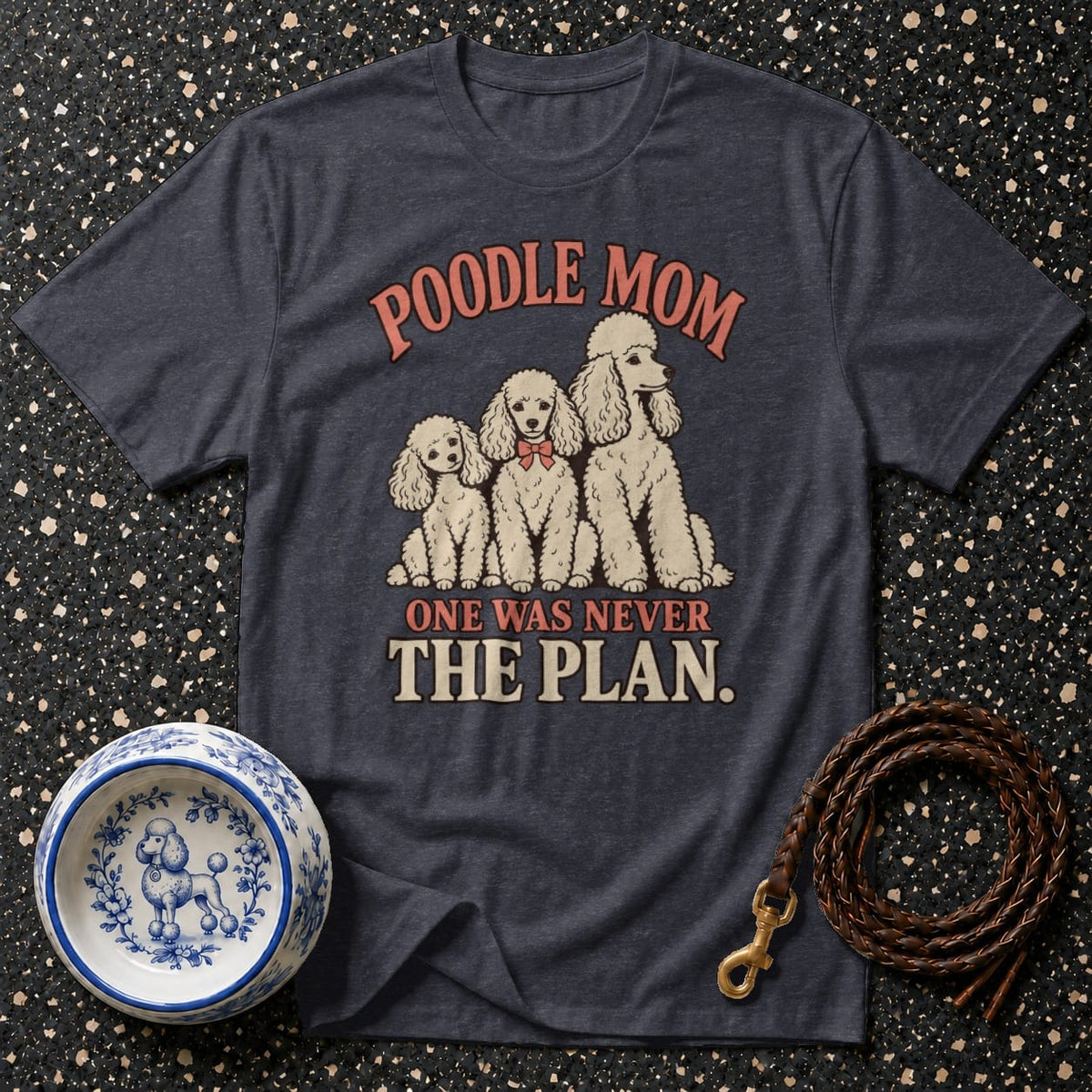 T-shirt Poodle Mom Retro T-Shirt Poodle Mom T-Shirt | Cute Dog Lover Gift