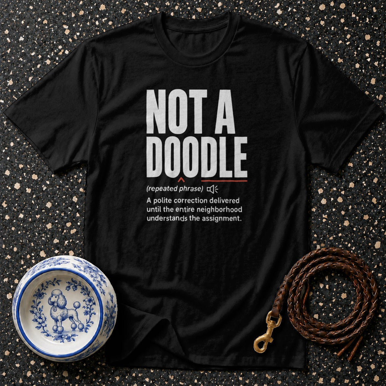 Not a Doodle Signature Poodle Statement Tee