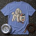 T-shirt Cozy Poodle Book Club T-Shirt Poodle Coffee & Books T-Shirt | Premium Dog Apparel