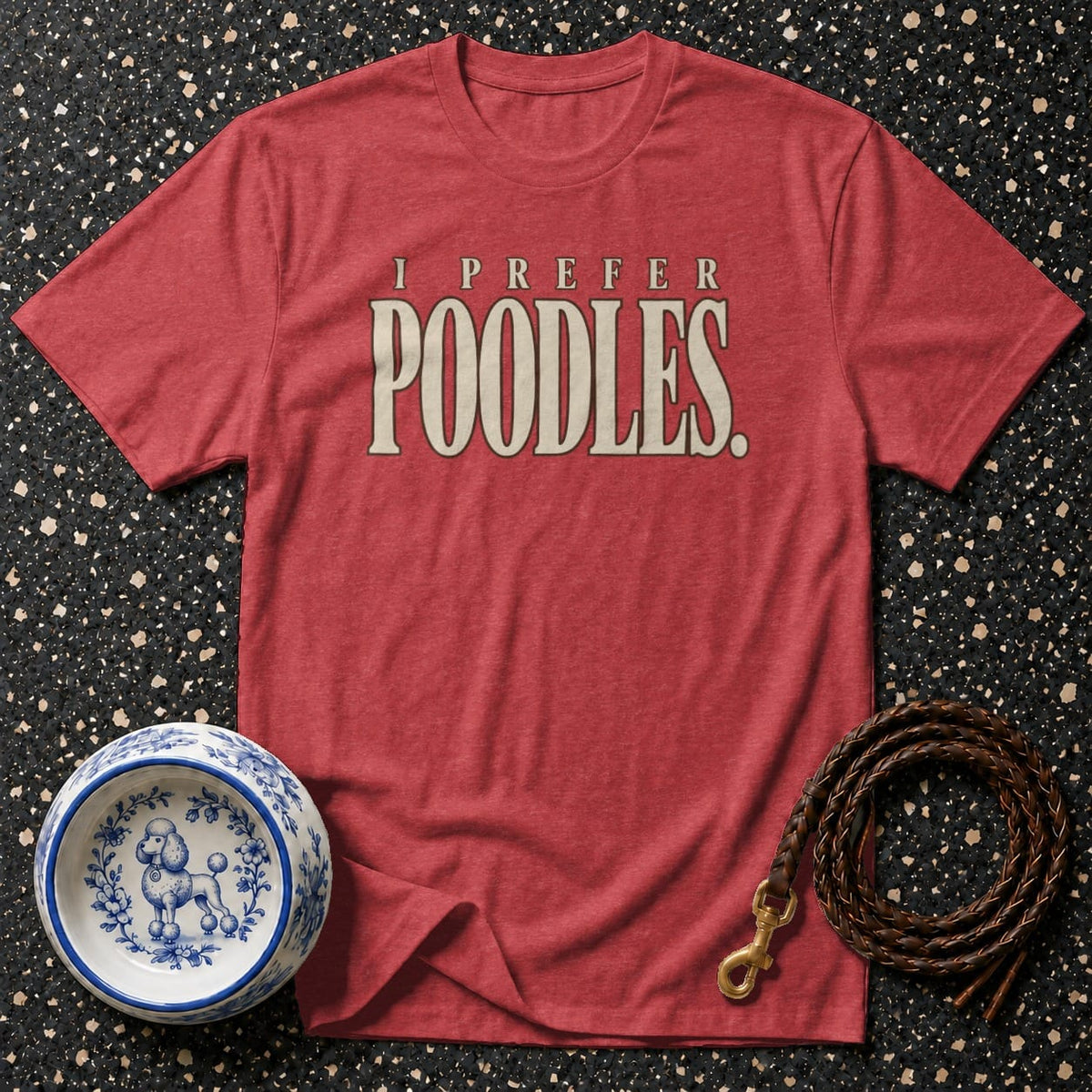I Prefer Poodles Vintage T-Shirt I Prefer Poodles T-Shirt | Poodle Lover Apparel
