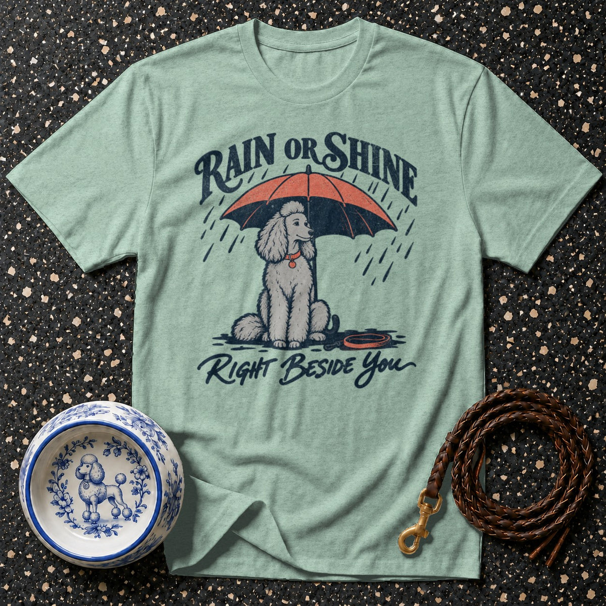Rain Or Shine Poodle T-Shirt