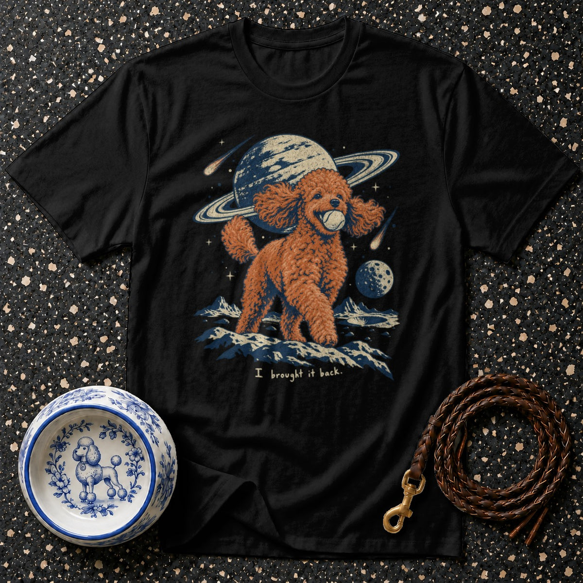 Cosmic Fetch Poodle T-Shirt