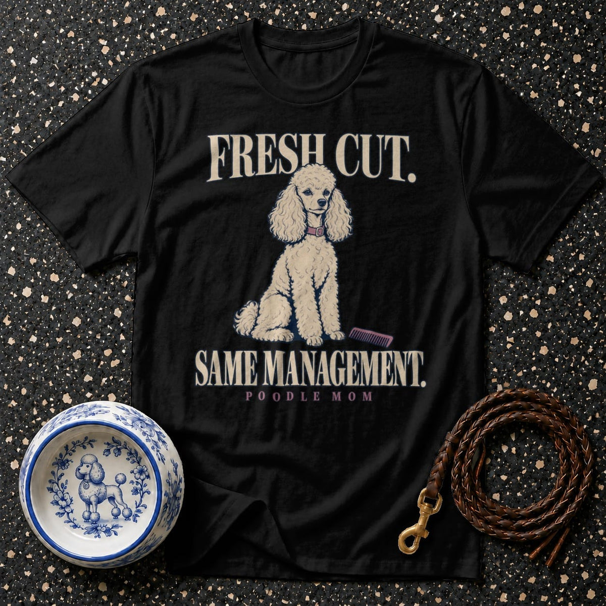 T-shirt Fresh Cut Poodle Mom T-Shirt Poodle Mom T-Shirt | Fresh Cut, Same Management
