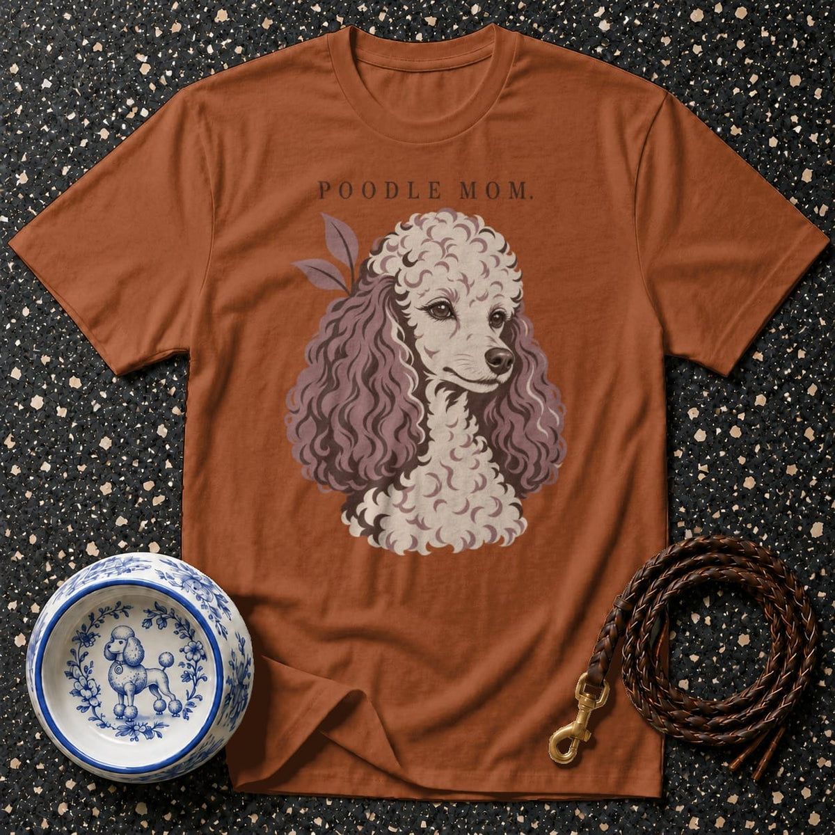 T-shirt Chic Poodle Mom T-Shirt Poodle Mom T-Shirt | Premium Dog Lover Apparel
