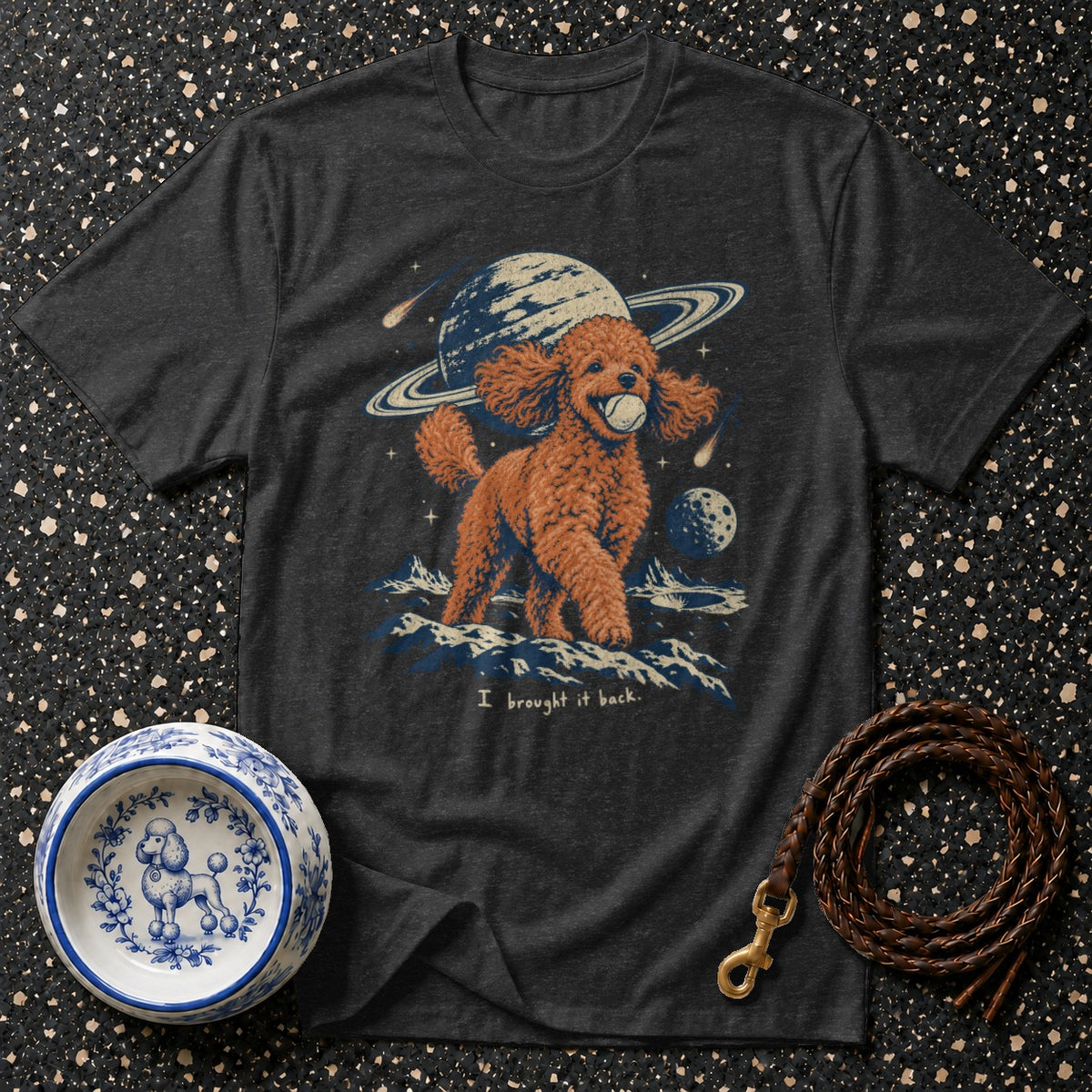 Cosmic Fetch Poodle T-Shirt