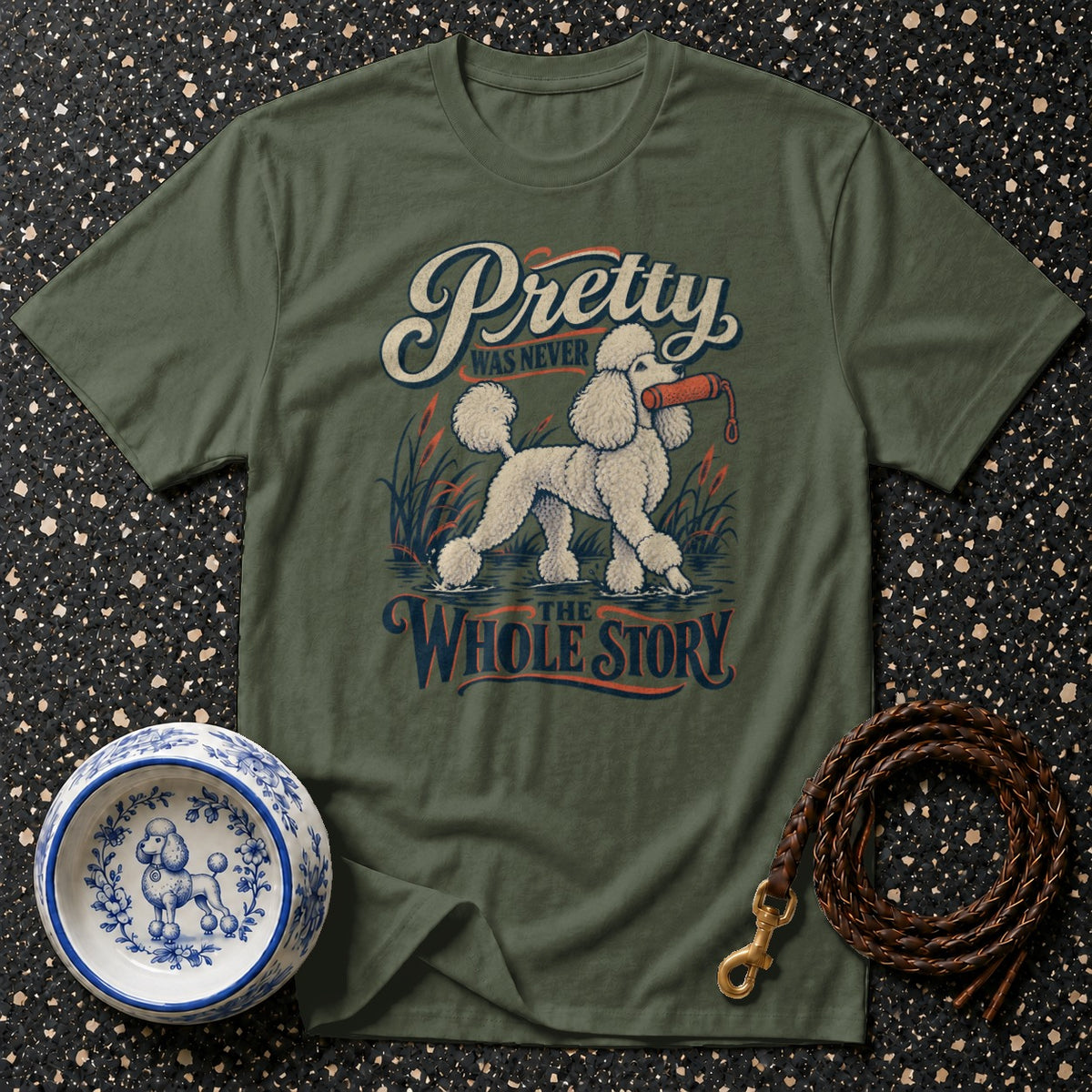 Pretty Hunting Poodle T-Shirt