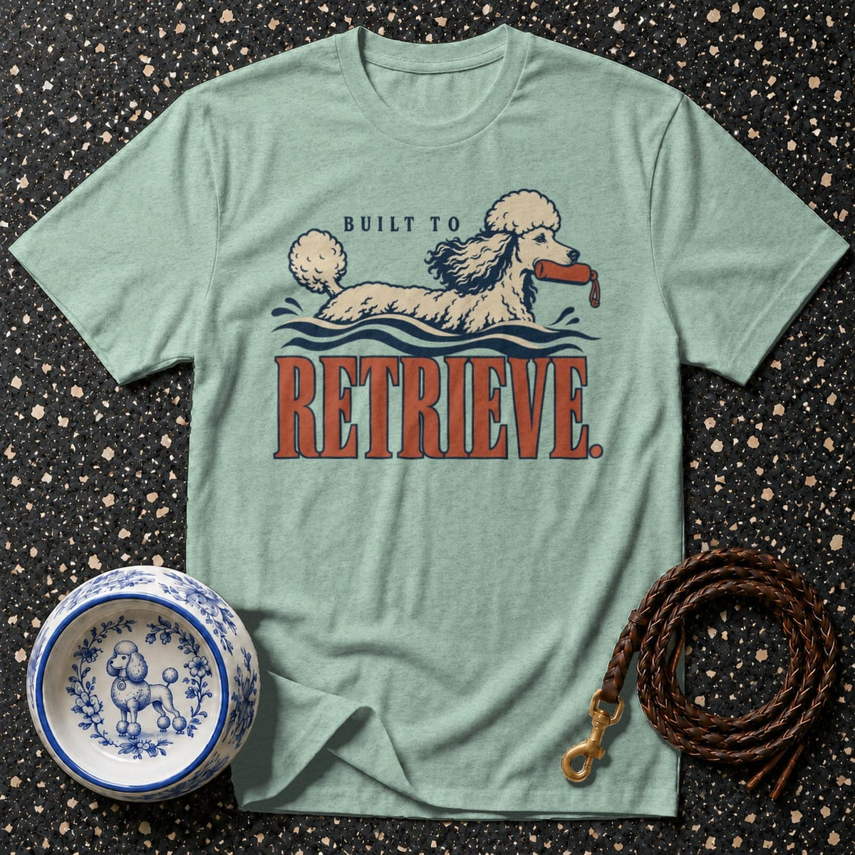 T-shirt Built To Retrieve Poodle T-Shirt Retrieve Poodle T-Shirt | Built to Retrieve Dog Tee