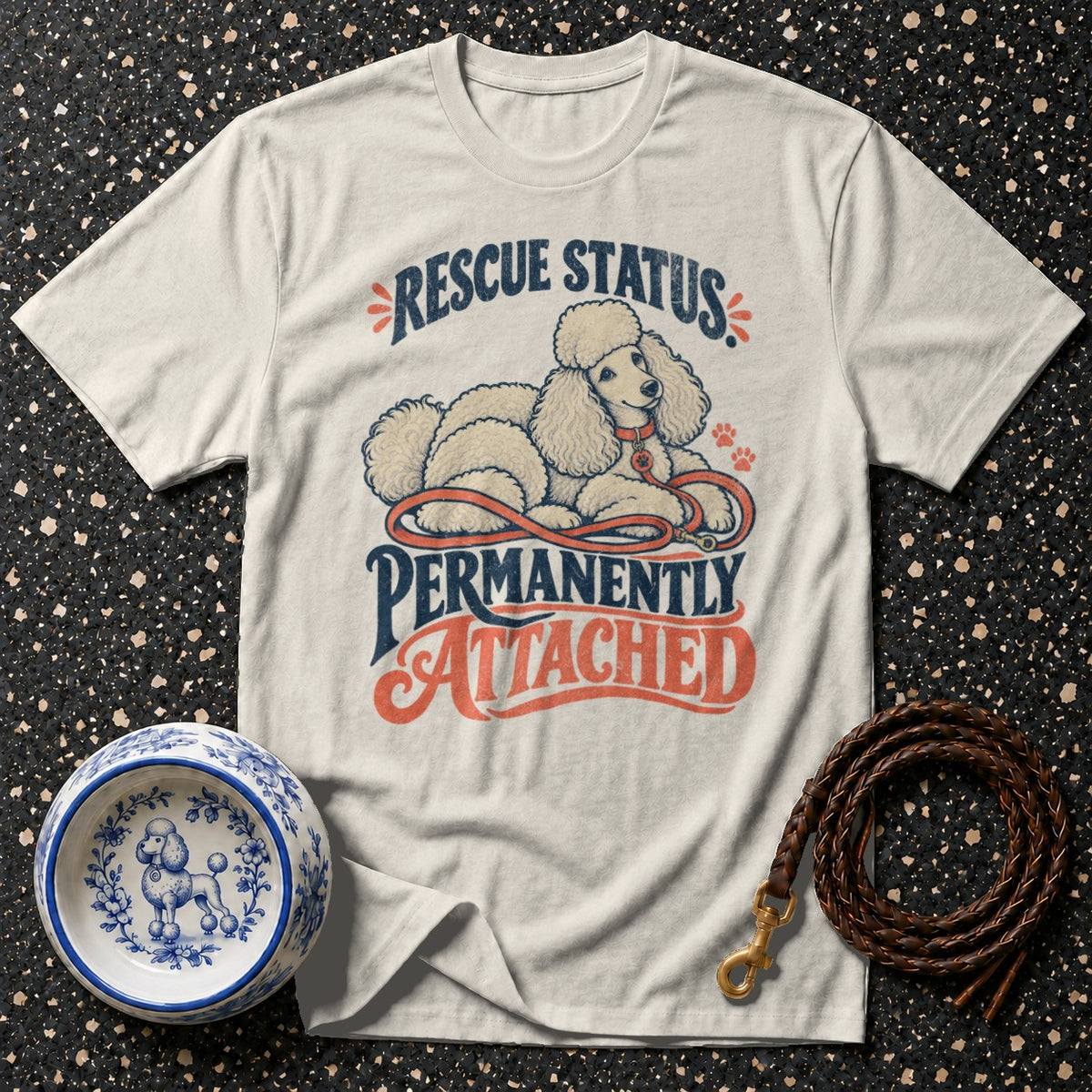 Permanently Attached Poodle T-Shirt