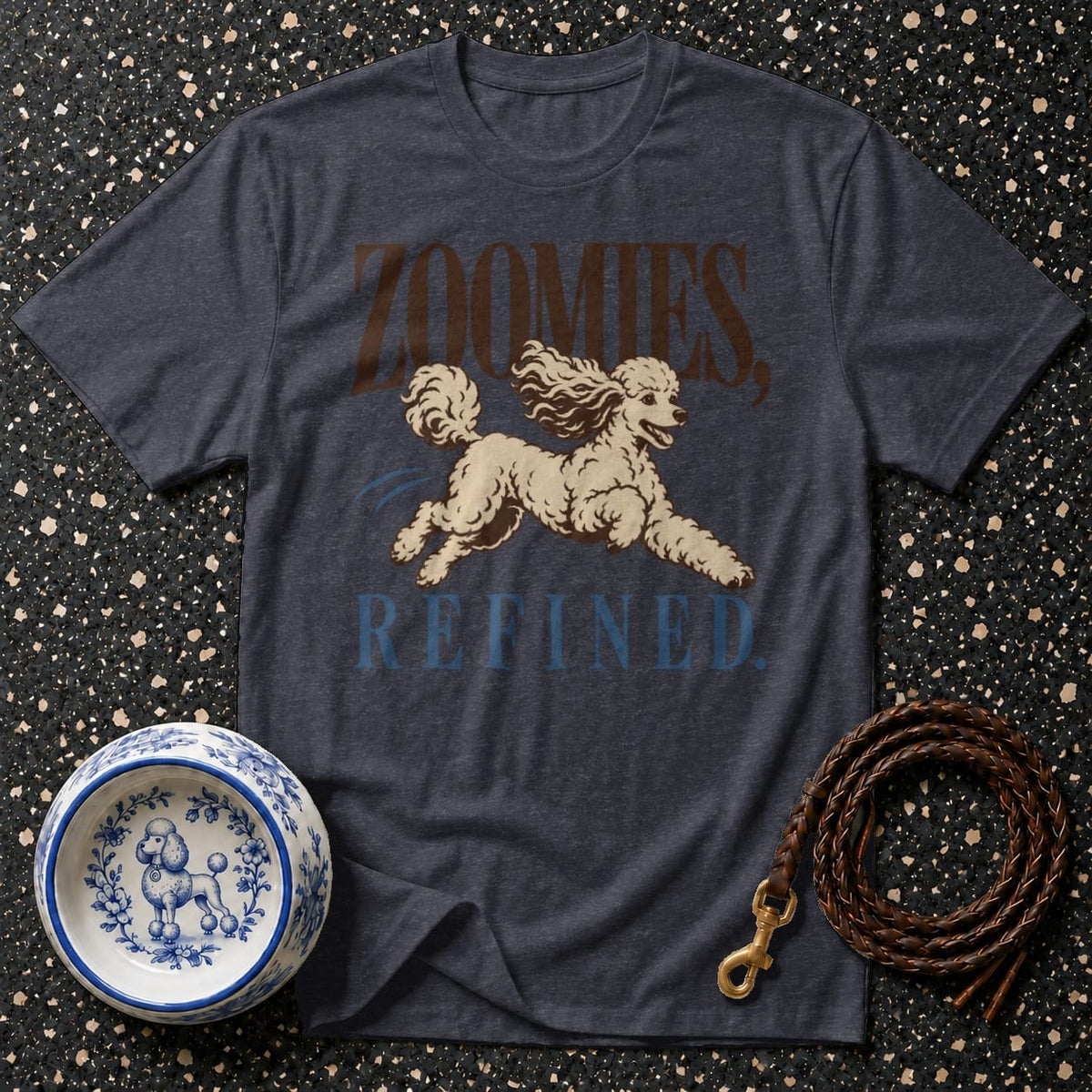 T-shirt Poodle Zoomies Refined T-Shirt Bella Canvas 3001 Color Chart | Snark & Curls