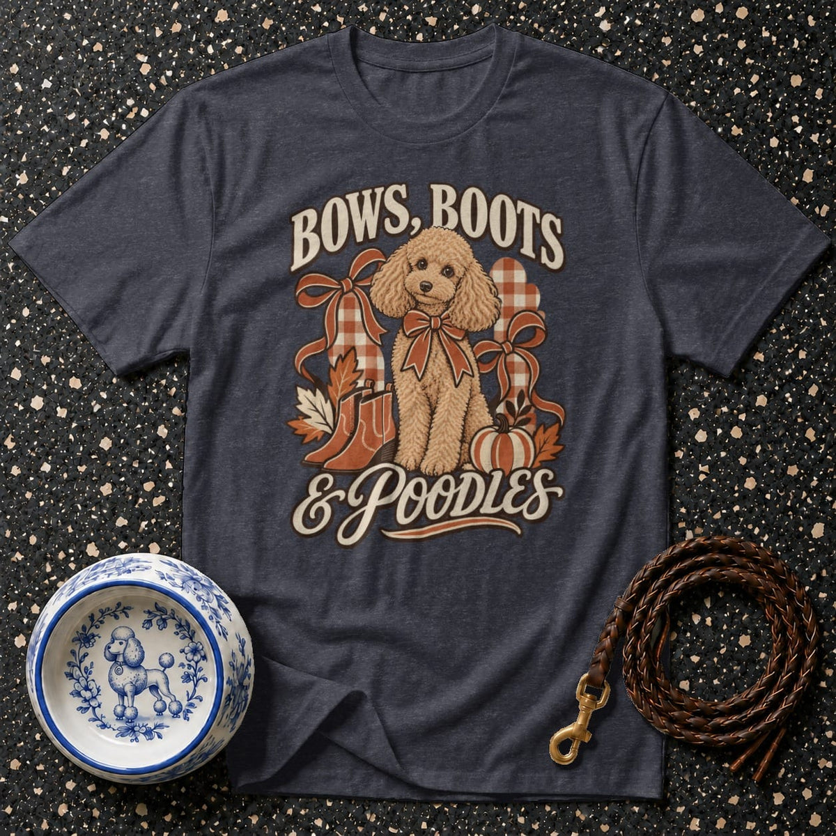 Bows Boots and Poodles T-Shirt Poodle T-Shirt | Bows Boots Poodles