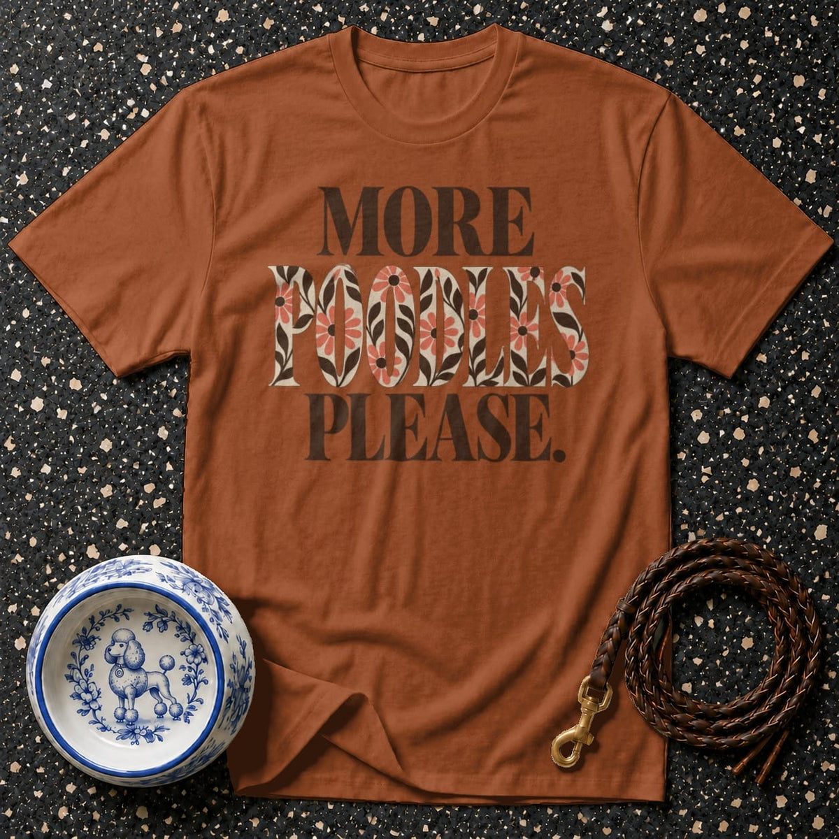 T-shirt Retro More Poodles Please T-Shirt More Poodles Please T-Shirt | Premium Dog Lover Apparel