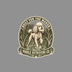 T-shirt Built For The Marsh Poodle T-Shirt Poodle Retrieving T-Shirt | Built for the Marsh
