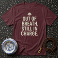 Poodle "Still In Charge" T-Shirt Out of Breath, Still in Charge T-Shirt | Pet Owner Style