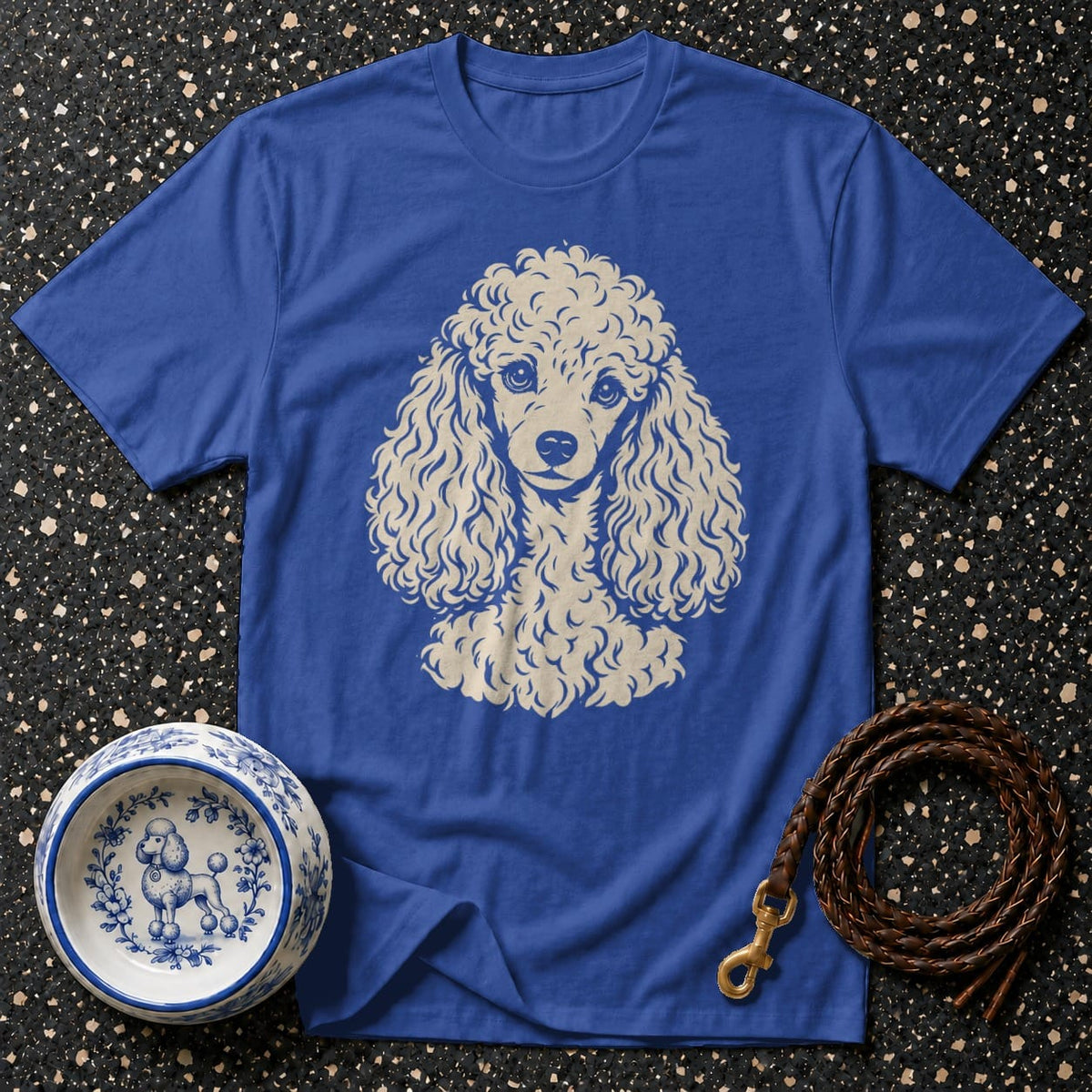 T-shirt Chic Poodle Portrait T-Shirt Poodle Portrait T-Shirt | Premium Dog Apparel