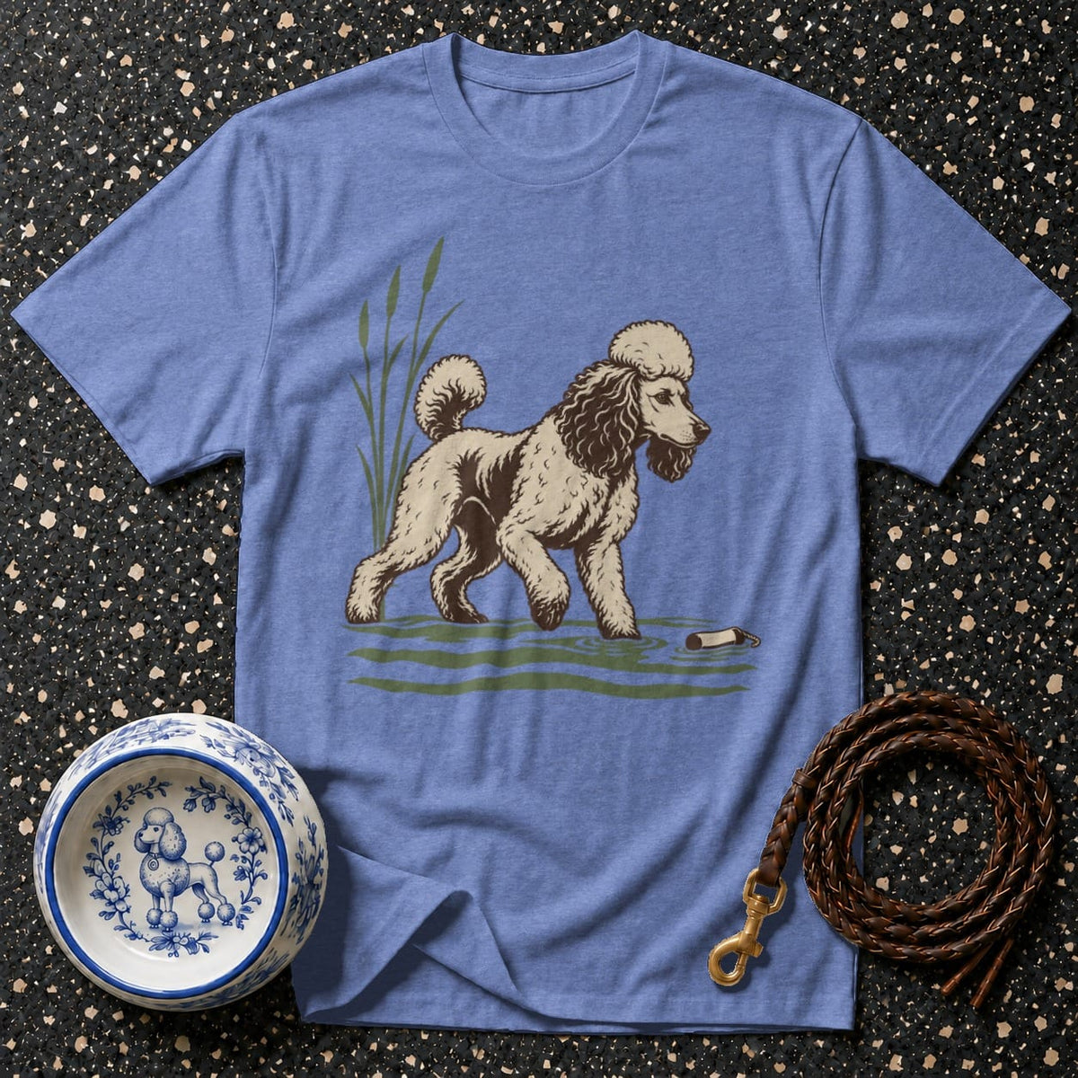 T-shirt Vintage Sporting Poodle T-Shirt Poodle T-Shirt | Premium Dog Apparel