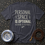 Poodle Personal Space T-Shirt Personal Space Is Optional Poodle T-Shirt | Dog Lover Gifts