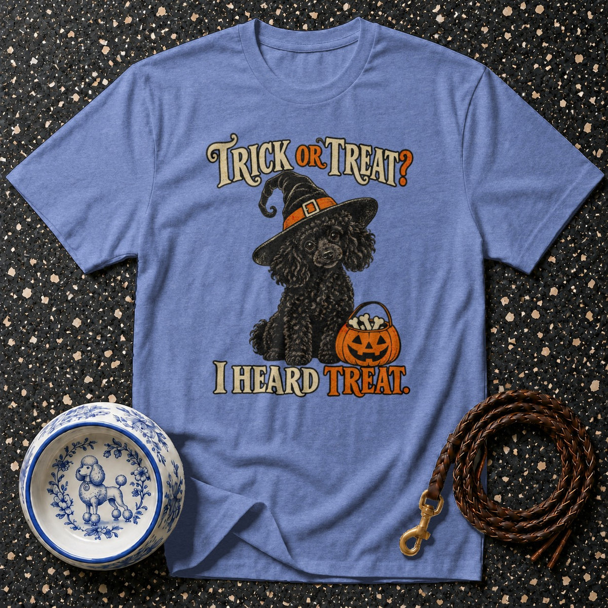 Trick Or Treat Poodle T-Shirt