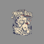 Moon And Back Poodle T-Shirt