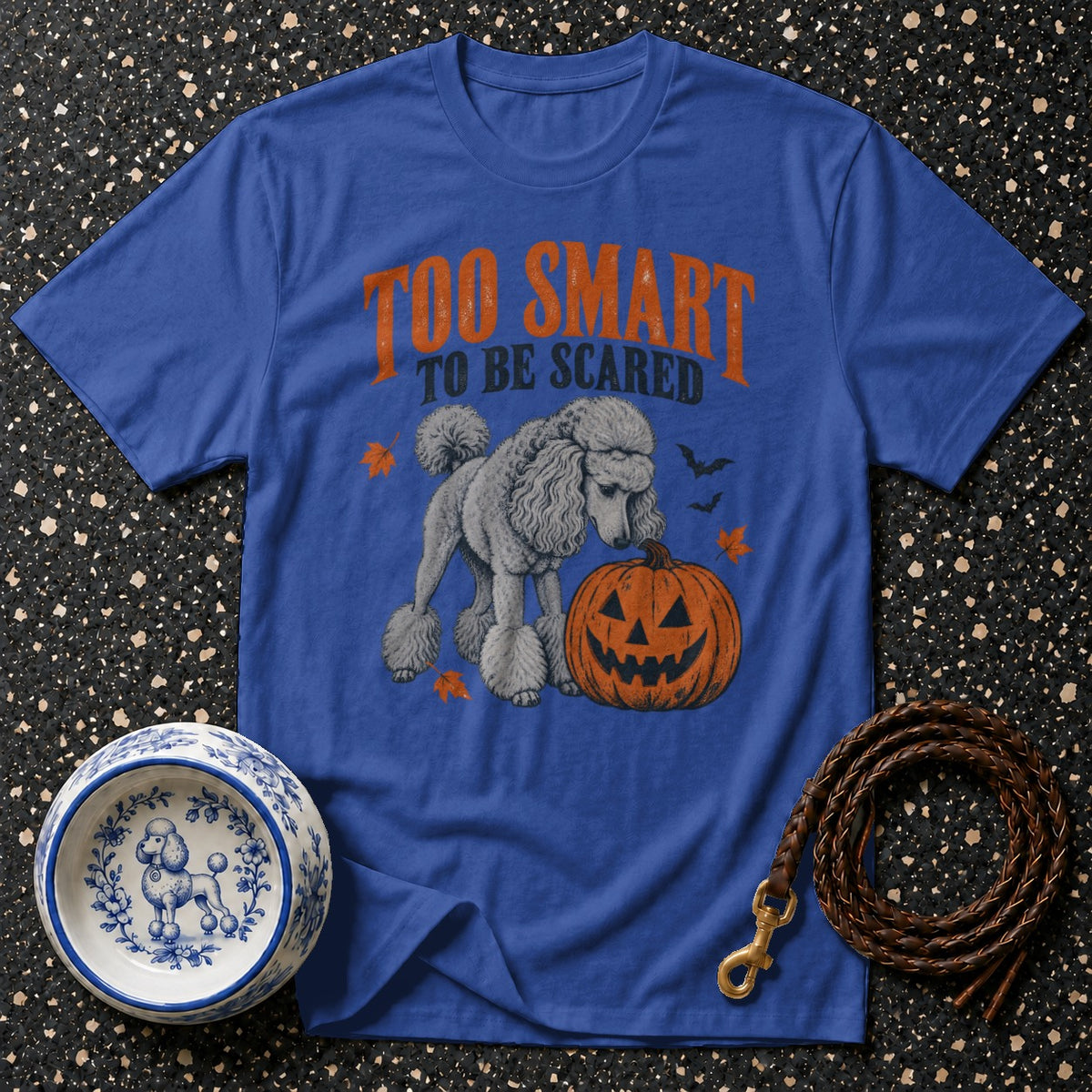 Too Smart Halloween Poodle T-Shirt