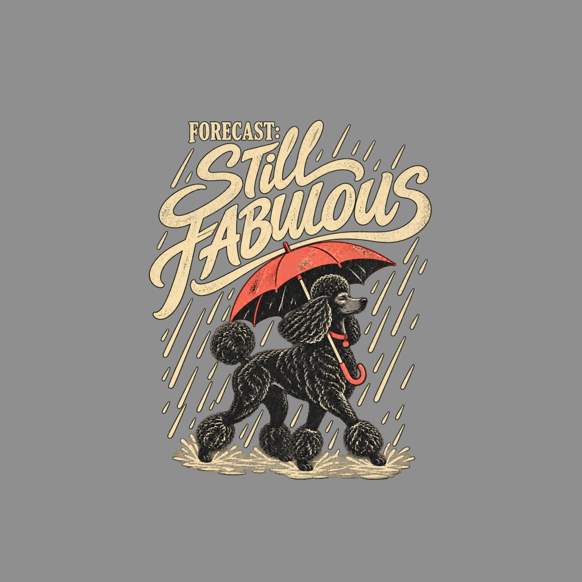 Still Fabulous Poodle T-Shirt