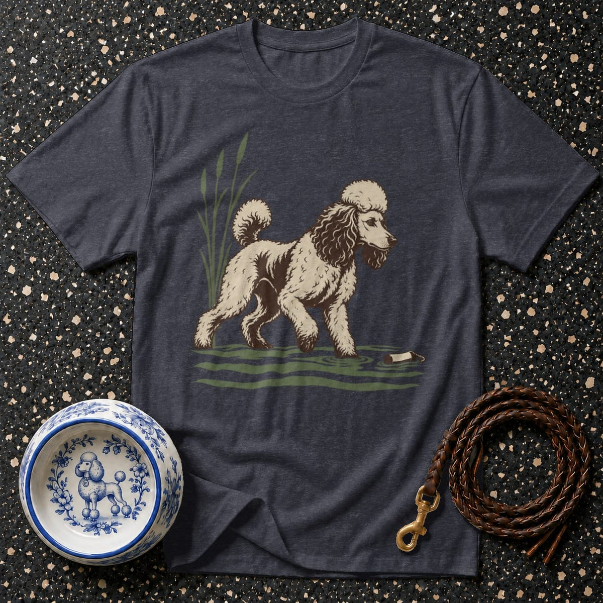 T-shirt Vintage Sporting Poodle T-Shirt Poodle T-Shirt | Premium Dog Apparel