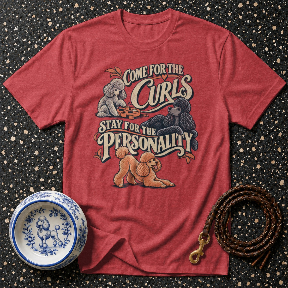 Poodle Curls & Personality T-Shirt