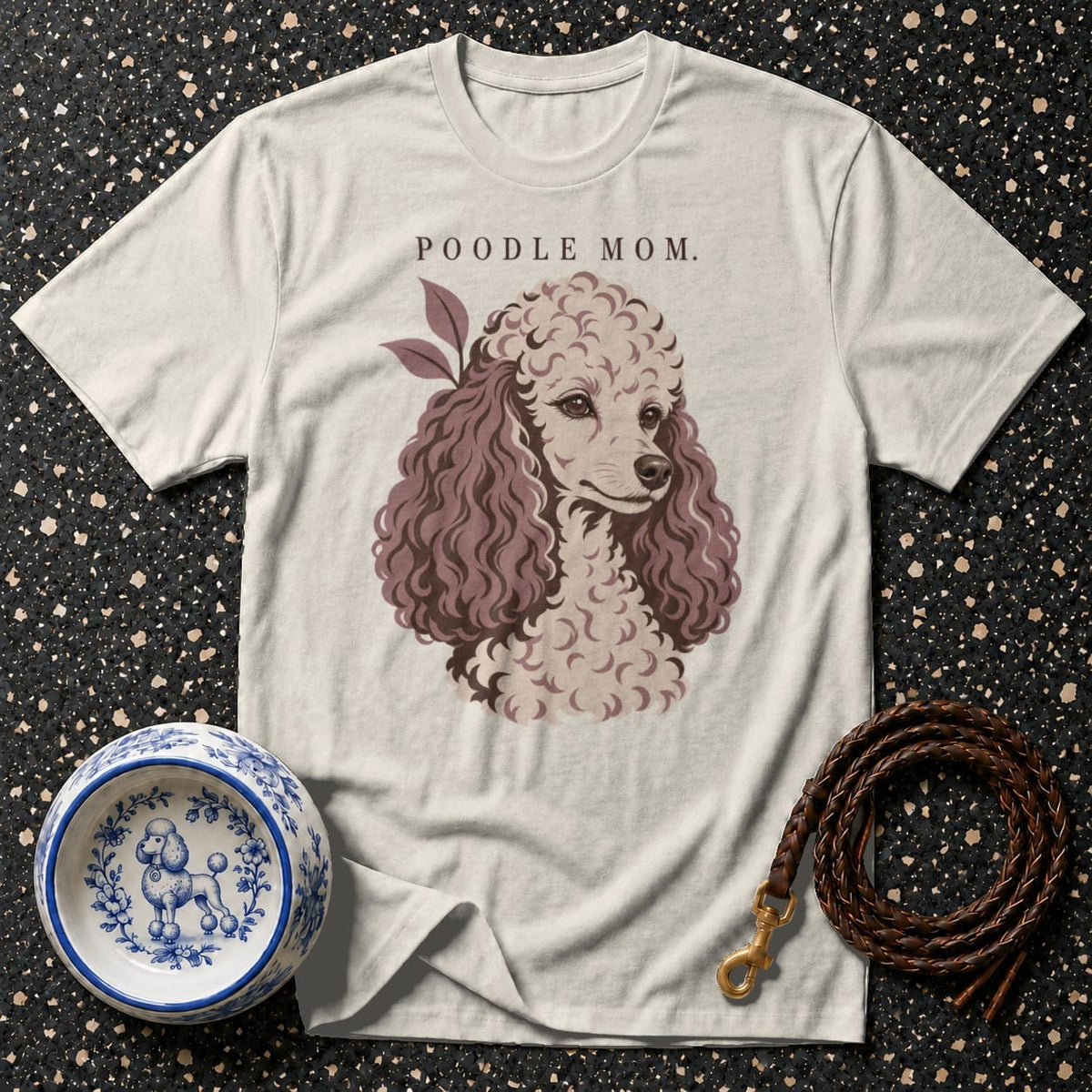 T-shirt Chic Poodle Mom T-Shirt Poodle Mom T-Shirt | Premium Dog Lover Apparel