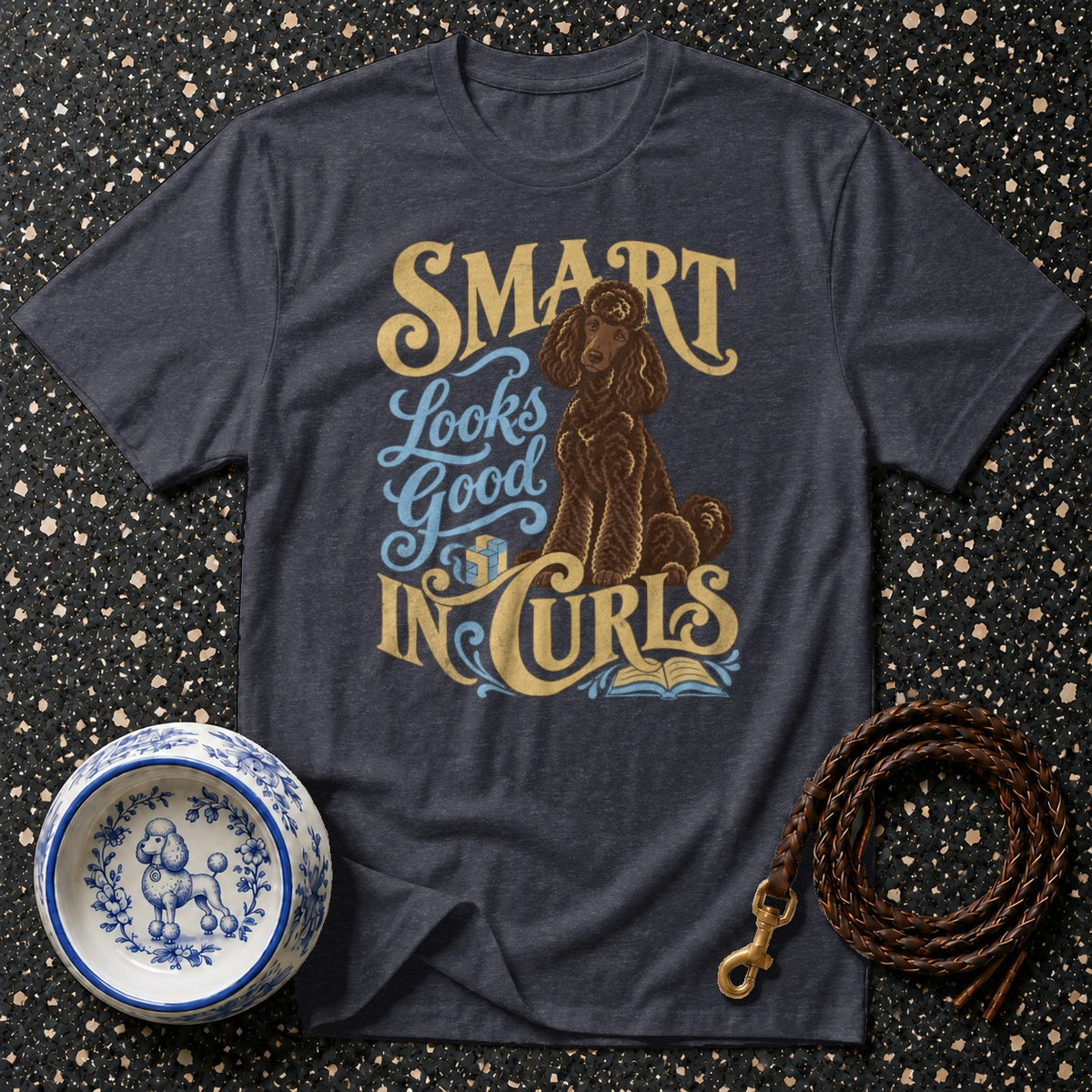 Smart In Curls Poodle T-Shirt