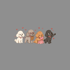 The Poodle Posse Love Story T-Shirt Poodle Crew T-Shirt | Adorable Dog Apparel