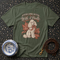 Autumn With A Poodle T-Shirt Autumn Poodle T-Shirt | Dog Lover Apparel