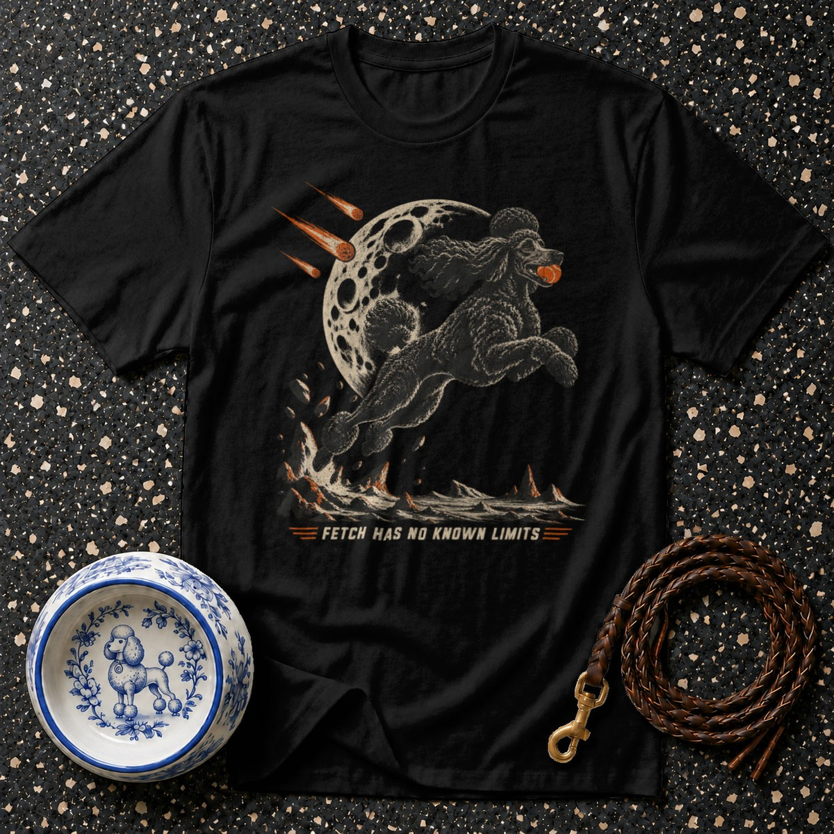 Cosmic Poodle Fetch T-Shirt