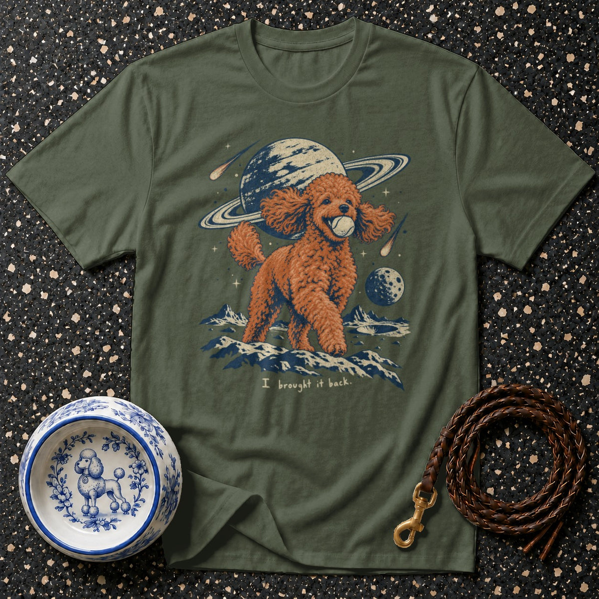 Cosmic Fetch Poodle T-Shirt