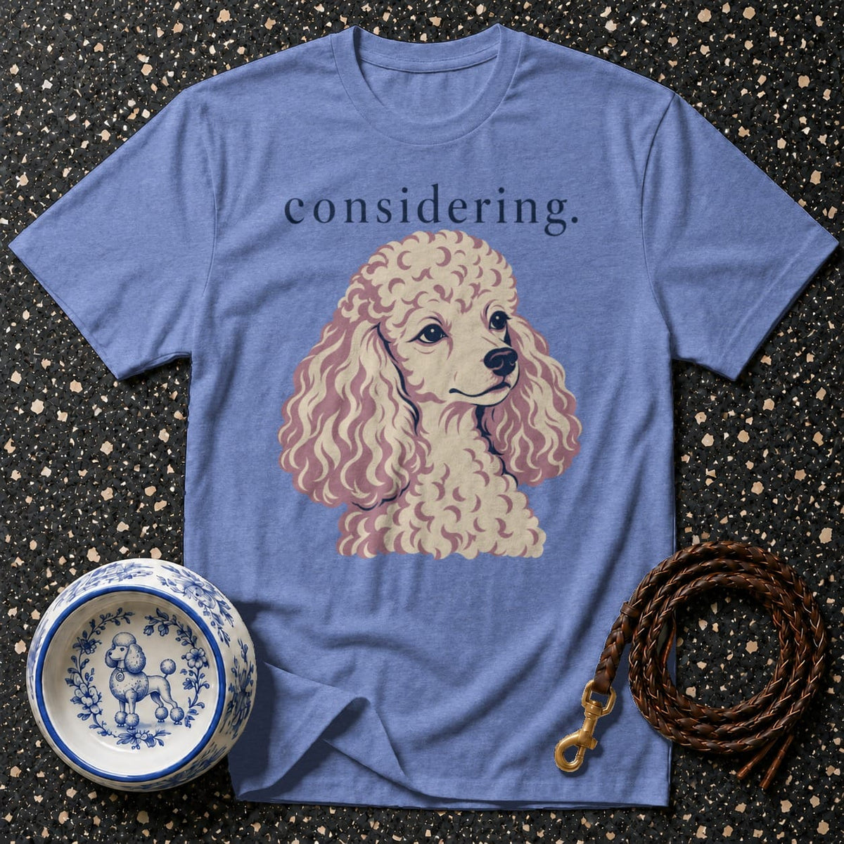 T-shirt Considering Poodle T-Shirt Poodle 'Considering' T-Shirt | Premium Dog Apparel