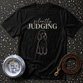 Poodle's Silent Judgment Graphic T-Shirt Silently Judging Poodle T-Shirt | Dog Lover Apparel