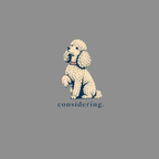 T-shirt Considering Poodle T-Shirt Poodle "Considering" T-Shirt | Premium Dog Apparel