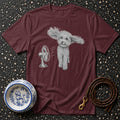 T-shirt Windblown Poodle T-Shirt Funny Poodle Fan T-Shirt | Premium Dog Apparel