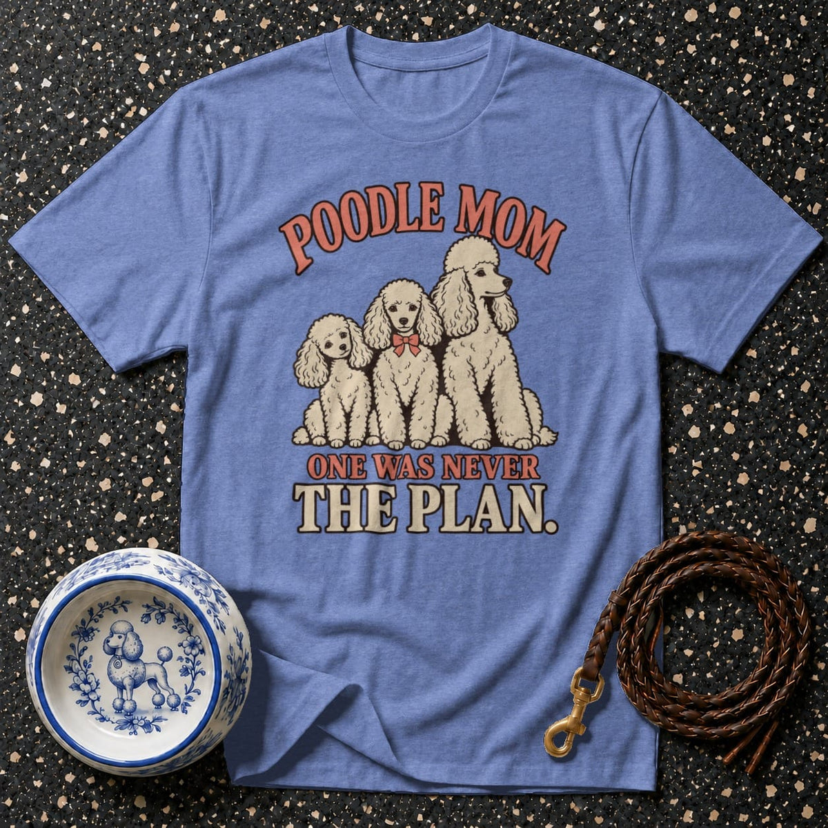 T-shirt Poodle Mom Retro T-Shirt Poodle Mom T-Shirt | Cute Dog Lover Gift