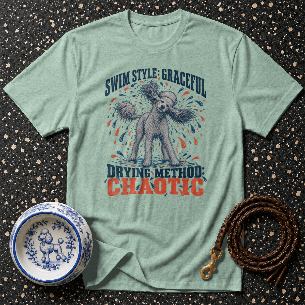 Graceful Chaotic Poodle T-Shirt