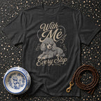 T-shirt Loyal Poodle Companion T-Shirt Poodle T-Shirt | With Me Every Step