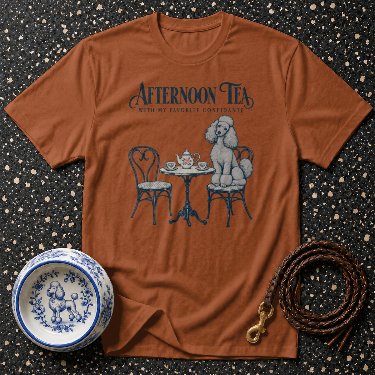 Afternoon Tea Poodle T-Shirt