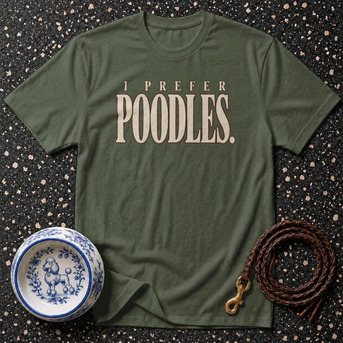 I Prefer Poodles Vintage T-Shirt I Prefer Poodles T-Shirt | Poodle Lover Apparel