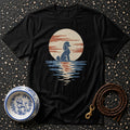 T-shirt Retro Sunset Poodle T-Shirt Poodle Sunset T-Shirt | Premium Dog Apparel