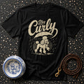 T-shirt Curly Poodle Whimsy T-Shirt Stay Curly Poodle T-Shirt | Premium Dog Apparel