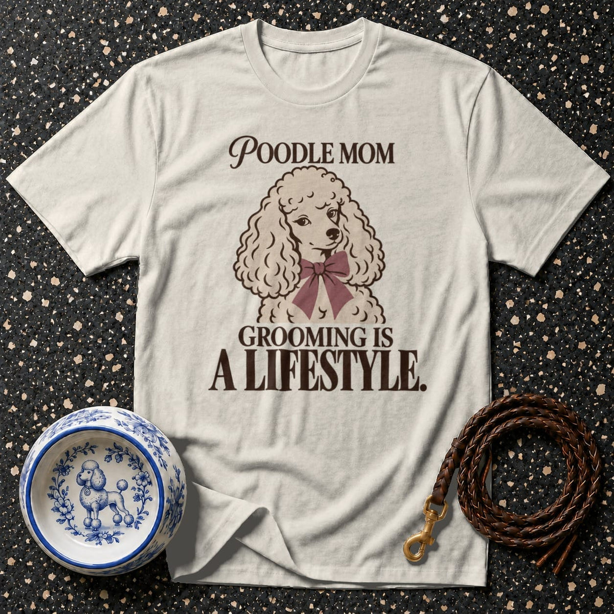 T-shirt Poodle Mom Grooming Lifestyle T-Shirt Poodle Mom T-Shirt | Grooming Is A Lifestyle