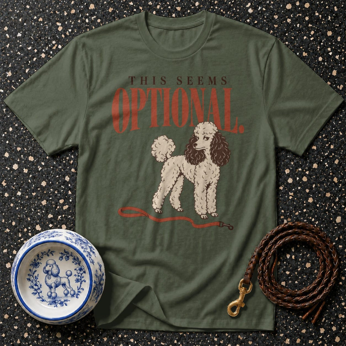 T-shirt This Seems Optional Poodle T-Shirt Funny Poodle Graphic T-Shirt | This Seems Optional