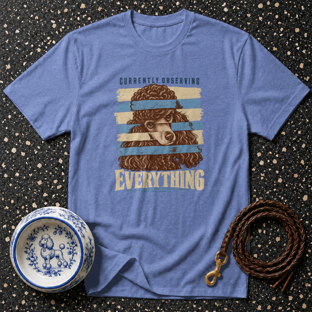 Observant Poodle Graphic T-Shirt